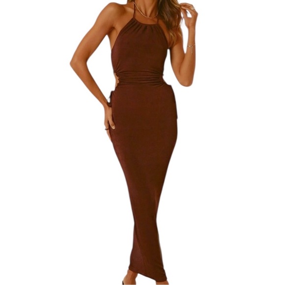 Peppermayo Positano Nights Maxi Chocolate Brown - Picture 1 of 9